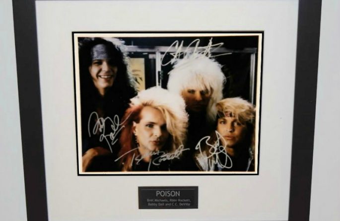 #2 Poison Signed 8×10 Photograph