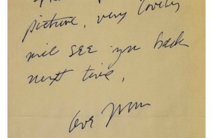 John Lennon – Handwritten Letter