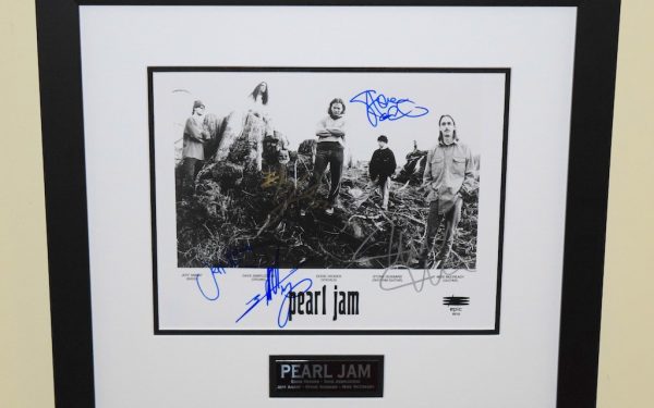 #3-Pearl Jam Signed 8×10 Promotional Photograph