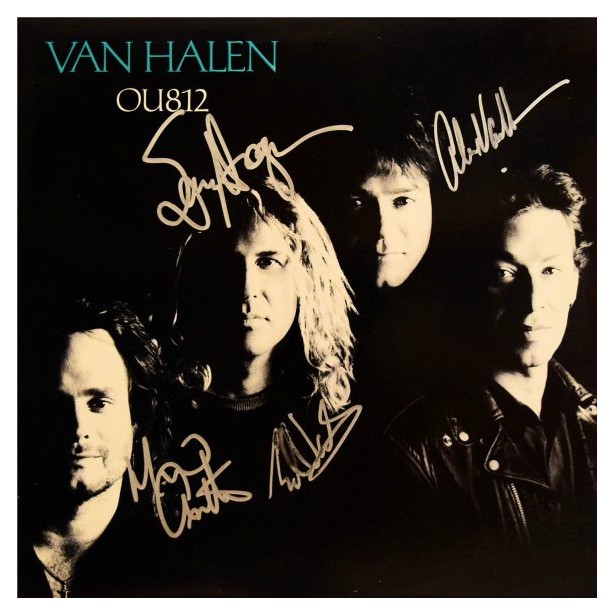 Van Halen, OU812, Sammy Hagar, Edward Van Halen, Alex Van Halen,ROCK ...