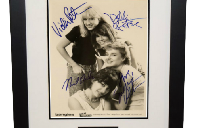 Bangles Signed 8×10 Photograph