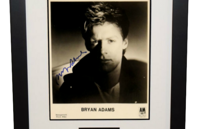 Bryan Adams Signed 8×10 Photograph