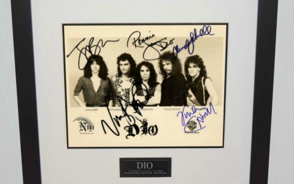 DIO Signed 8×10 Photograph