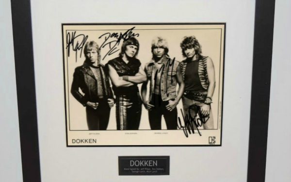 Dokken Signed 8×10 Photograph