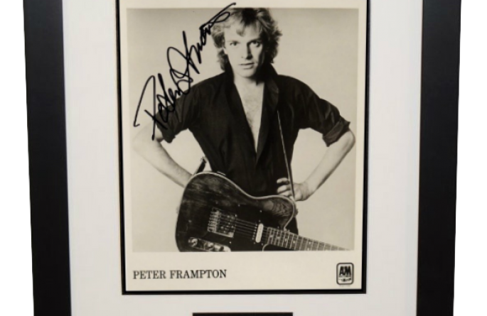 #1-Peter Frampton Signed 8×10 Photograph
