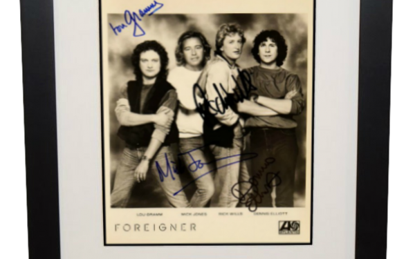 #1-Foreigner Signed 8×10 Photograph