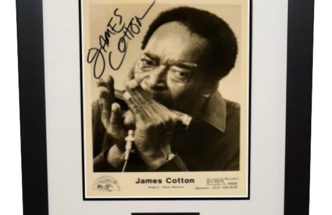 James Cotton Signed 8×10 Photograph