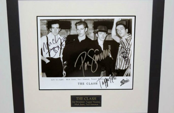 #1-Clash Signed 8×10 Photograph