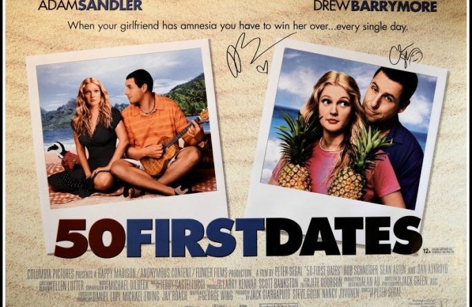 50 First Dates Signed Poster