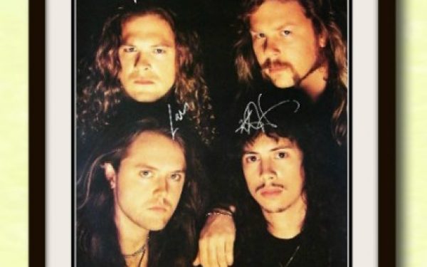 #3 Metallica Signed Poster