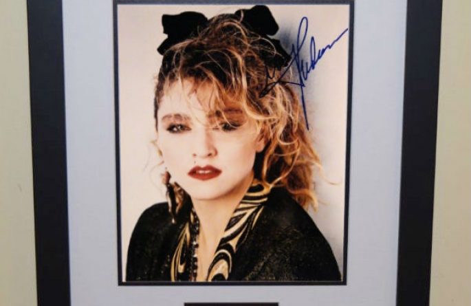 #7 Madonna Signed 8×10 Photograph