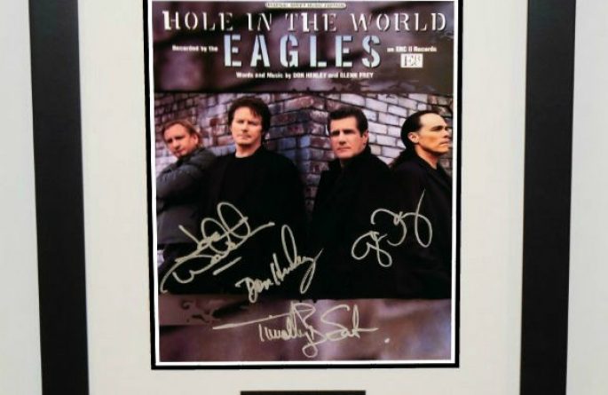 Eagles – Hole In The World Signed Sheet Music