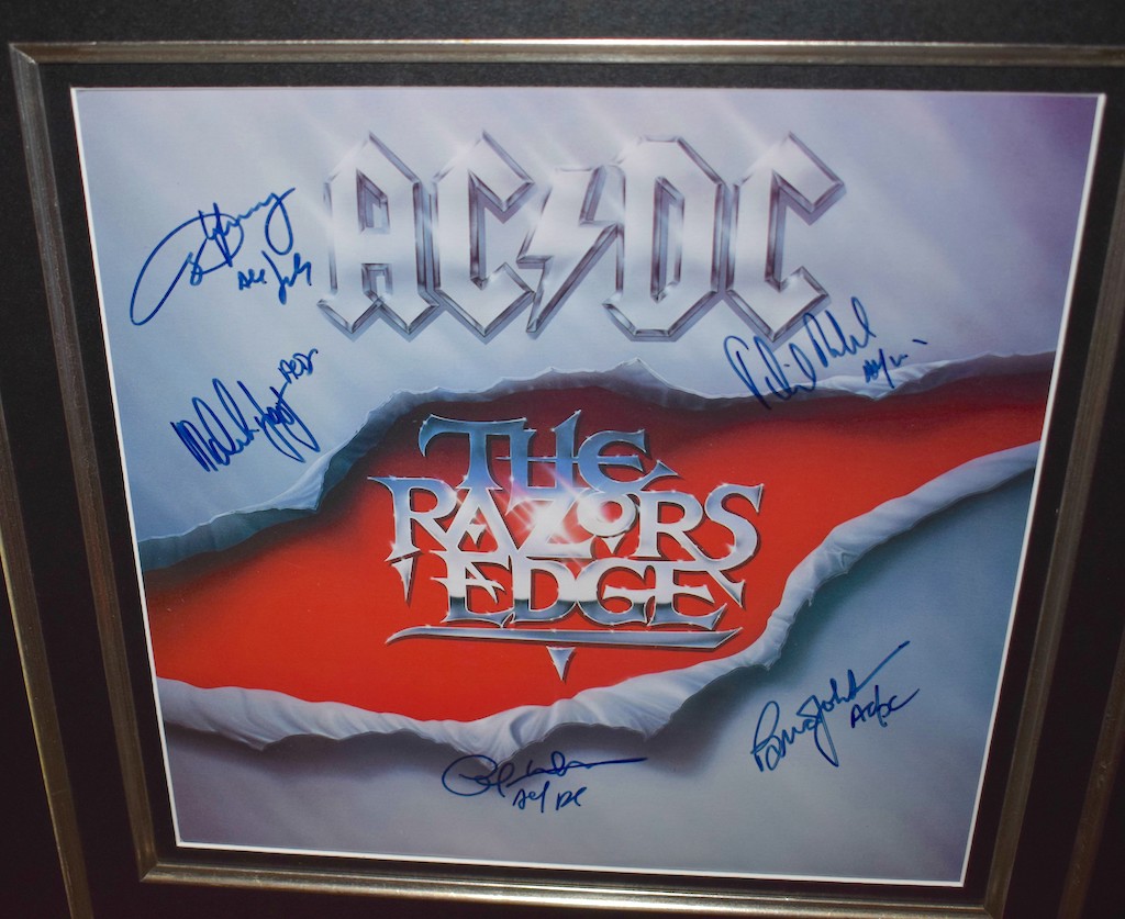 AC/DC - Razors Edge, Brian Johnson, Angus Young,ROCK STAR ...