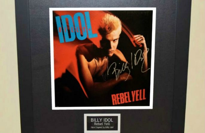 REPRINT BILLY IDOL 5 Rebel Yell Punk Rock Rocker autographed signed photo 