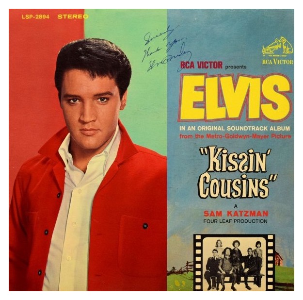 Elvis Presley - Kissin Cousins, rock star gallery, signed albumsROCK ...