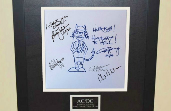 AC/DC – Angus Young Sketch
