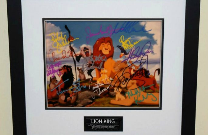 Lion King Signed 8×10 Photograph