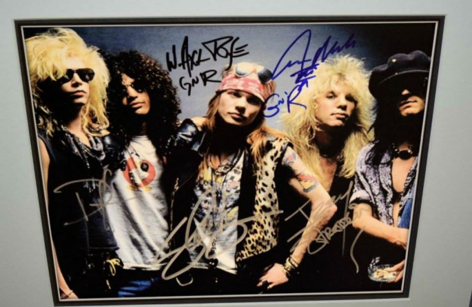 #1-Guns N’ Roses Signed 8×10 Photograph