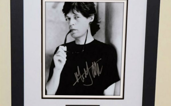 #10-Mick Jagger Signed 8×10 Photograph