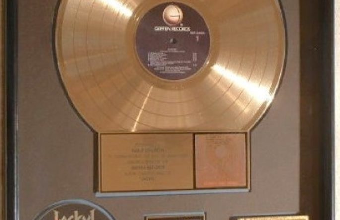 Jackyl RIAA Award For Debut Release