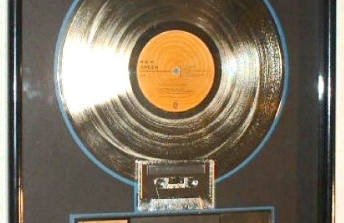 R.E.M. RIAA Award For Green