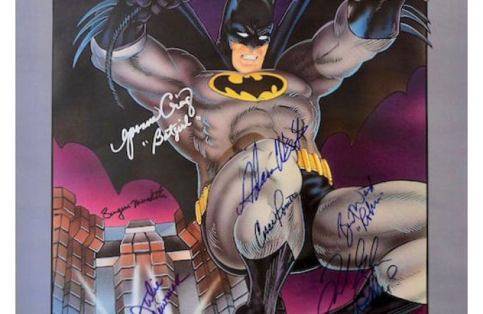 Batman Signed Poster