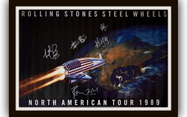 #3 Rolling Stones Signed Poster