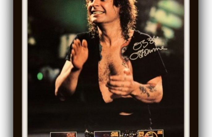 #3 Ozzy Osbourne Signed Poster