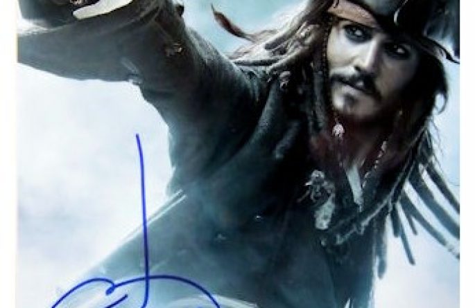 #3 Pirates of the Caribbean Signed Photograph