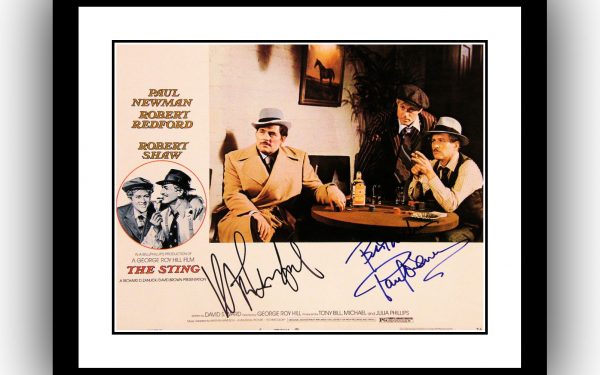 The Sting Signed Lobby Card