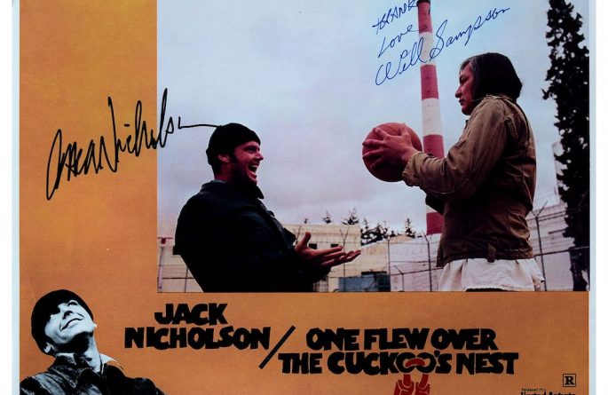 One Flew Over The Cuckoo’s Nest Signed Lobby Card