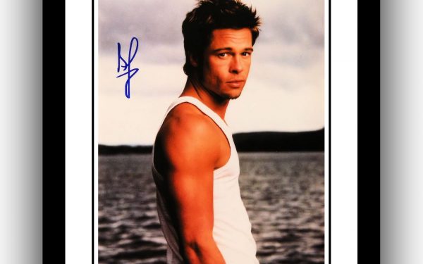 Brad Pitt Signed Photograph