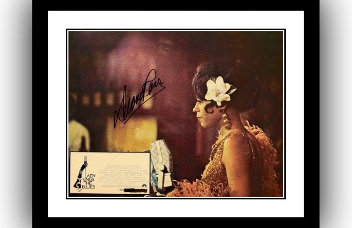 Lady Sings The Blues Signed Lobby Card