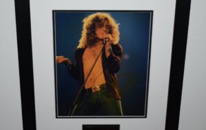 Robert Plant Signed 8×10 Photograph