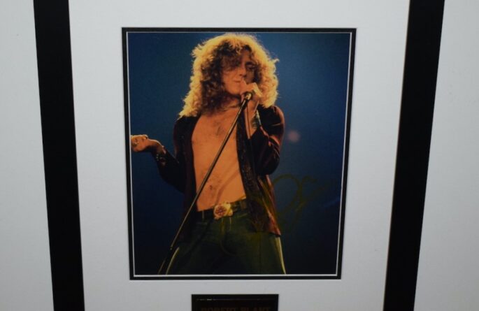 Robert Plant Signed 8×10 Photograph