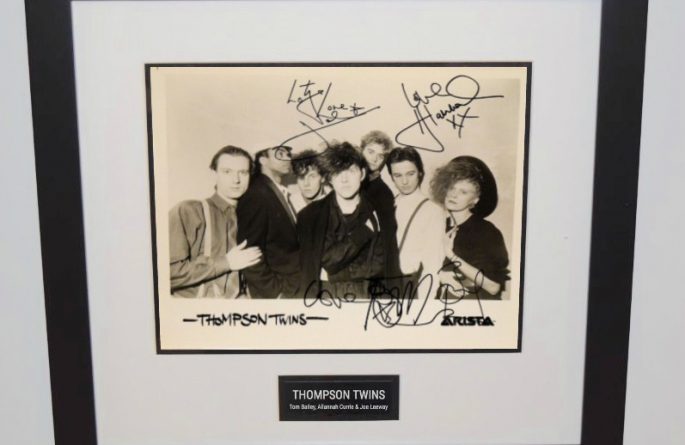 Thompson Twins Signed 8×10 Photograph