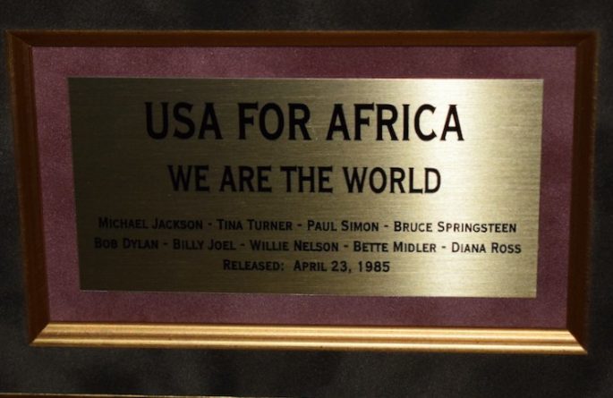 USA For Africa – We Are The World
