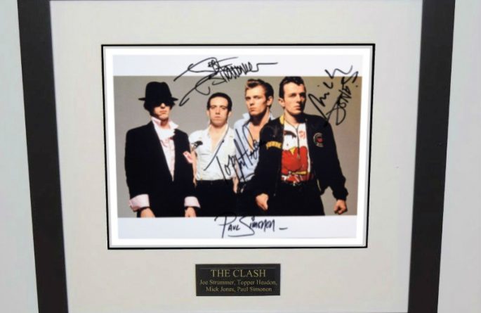 #3-Clash Signed 8×10 Photograph