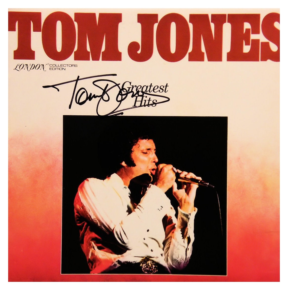 Tom Jones Greatest Hits Rock Star Gallery Signed Albumsrock Star Gallery