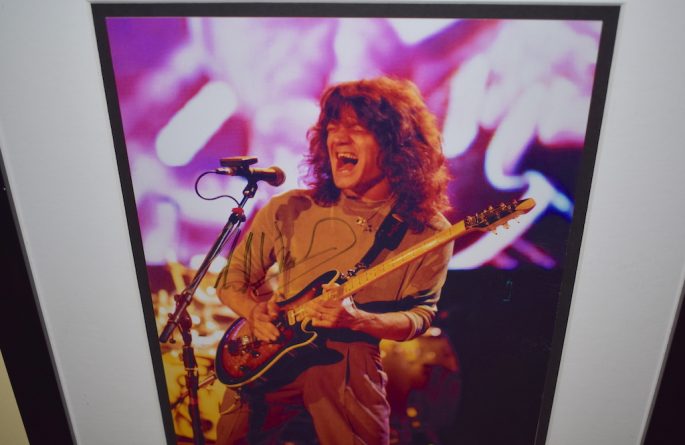 #14-Eddie Van Halen Signed 8×10 Photograph