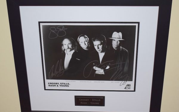 #2-Crosby, Stills, Nash & Young  Signed 8×10 Photograph