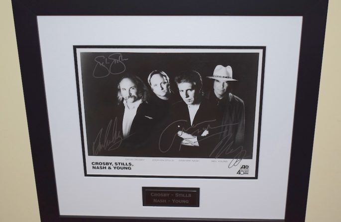 #2-Crosby, Stills, Nash & Young  Signed 8×10 Photograph