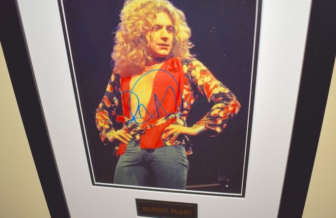 #2-Robert Plant Signed 8×10 Photograph