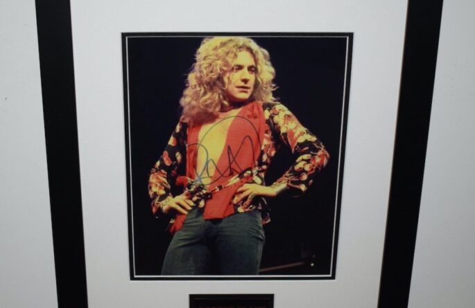 #2-Robert Plant Signed 8×10 Photograph