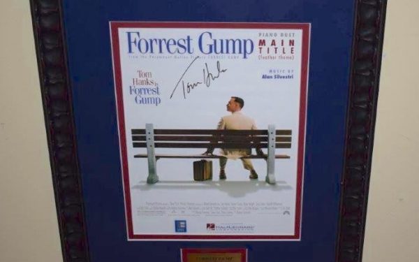 Forrest Gump Signed Sheet Music