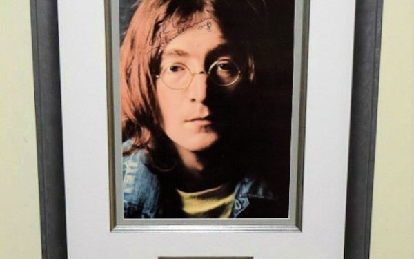 #1-John Lennon Signed 8×10 Photograph