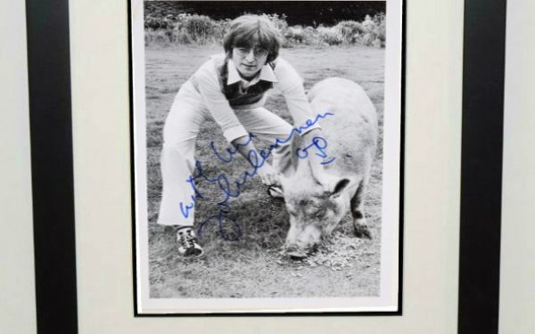 #4-John Lennon Signed 8×10 Photograph