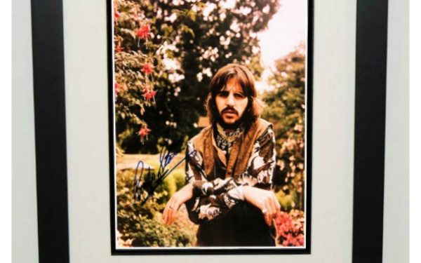 #3-Ringo Starr Signed 8×10 Photograph
