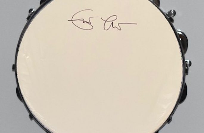 Eric Clapton – Signed Tambourine