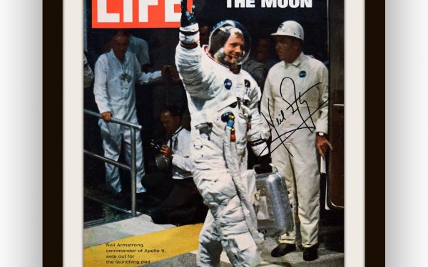 Apollo VII Signed Life Magazine “Leaving For The Moon”